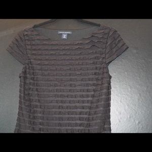 Banana Republic mini black ruffled dress USED